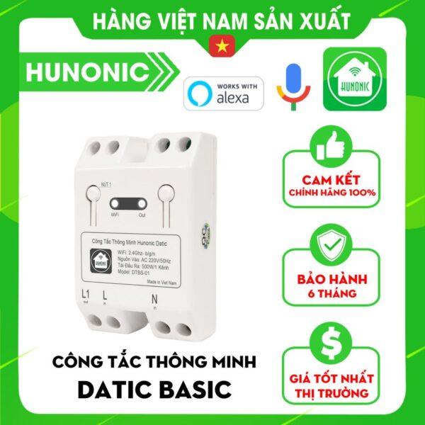 Công Tắc Thông Minh Điều Khiển Từ Xa Hunonic Datic Basic 99K - Ảnh 4