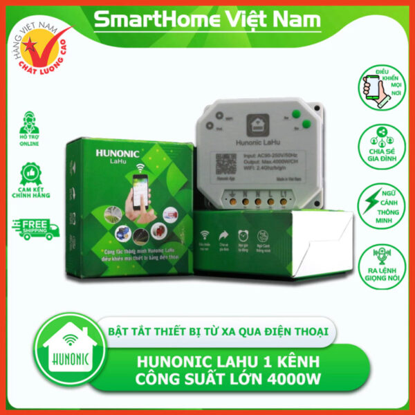 Công tắc Hunonic Lahu 1 kênh công suất lớn 4000W. - Ảnh 3