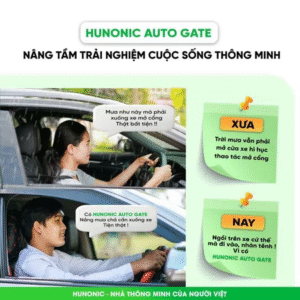 Cổng Tự Động Hunonic Auto Gate V2 (Bộ 1 Motor)