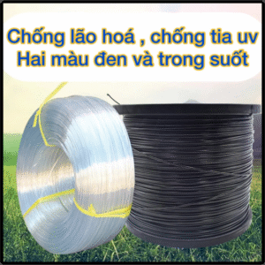 Dây nhựa siêu chịu lực ALAKI nhựa nguyên sinh Cuộn 10Kg, Dài Tới 1450M.